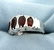 Genuine Garnet Statement Ring in Rhodium over Sterling - 2
