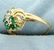 Natural Emerald and Diamond Ring - 2