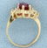 Ruby & Diamond Pinky Ring - 3
