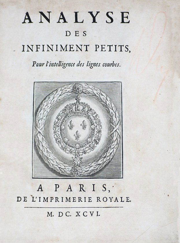 L'HOSPITAL. Analyse des Infiniment Petits (1 of 4)