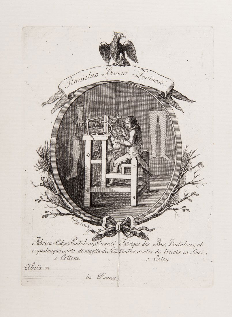 BOSISO. STAMPA POPOLARE ITALIANA TORINESE.: STAMPA POPOLARE ITALIANA TORINESE. Stanislao Bosiso Torinese. Torino, Pozzi sculp., half of the 18th century.Etching. Engraving of mm. 200x 150. Margins. Good contition.