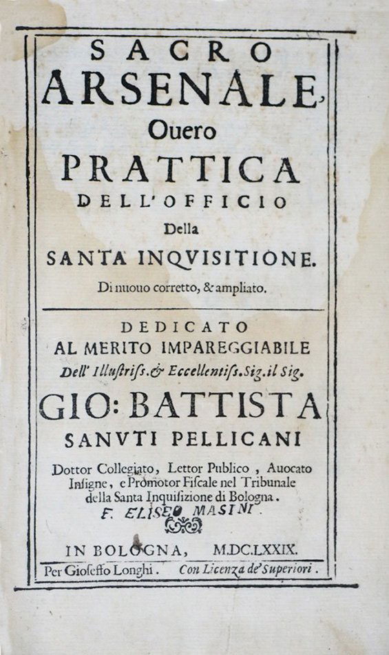 Inquisition. MASINI. Sacro Arsenale. (1 of 1)