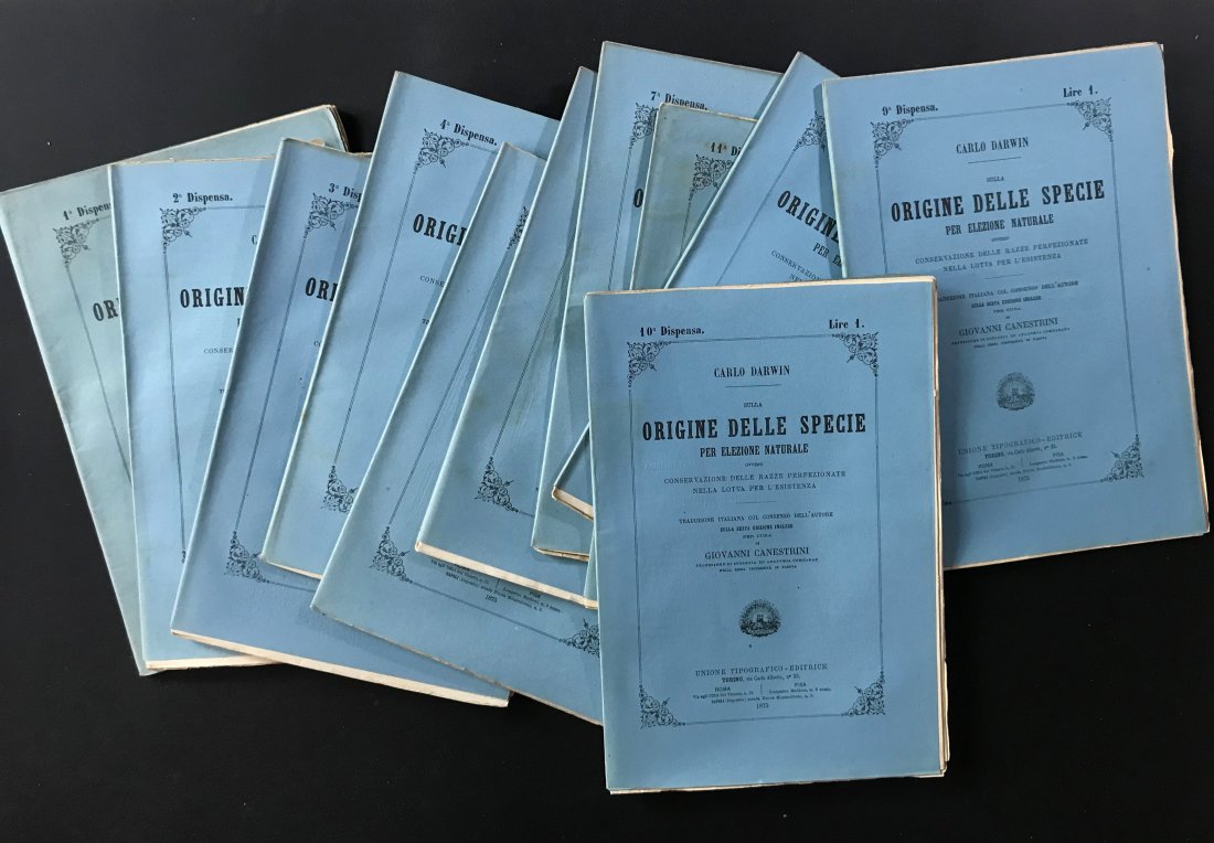 DARWIN, Charles.  Sulla origine della specie (1 of 1)