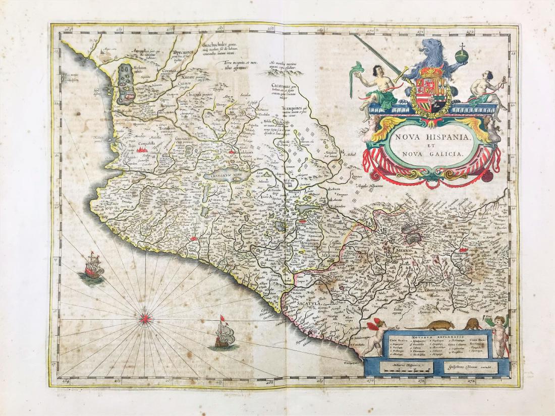 Mexico. Willem Blaeu. Nova Hispania et nova Calicia. (1 of 1)