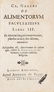 Medicine and Dietetics. GALENUS. De Alimentorum...