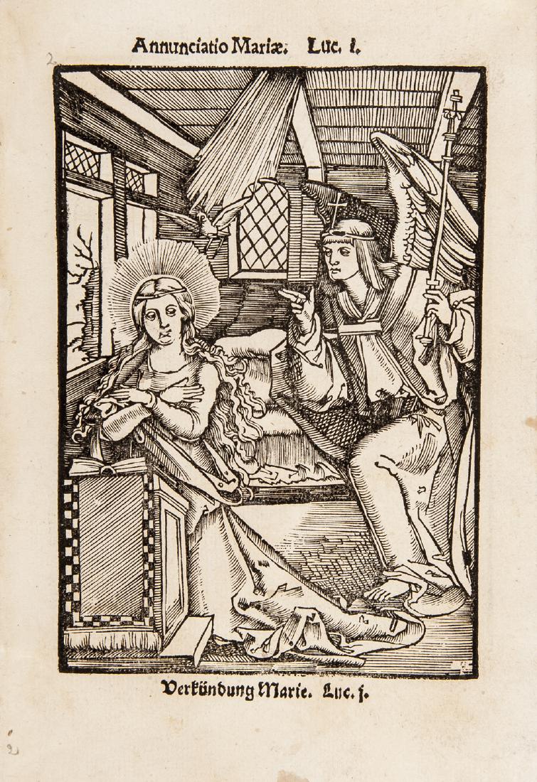 German old Master. SCHAUFELEIN. Doctrina vita et (1 of 7)