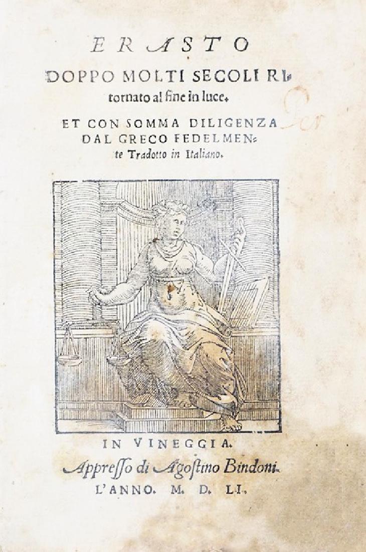 Ancient Indian novels of 16th century. ERASTO. (1 of 1)