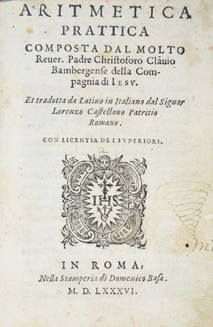 Mathematics. CLAVIUS. Aritmetica prattica. (1 of 1)