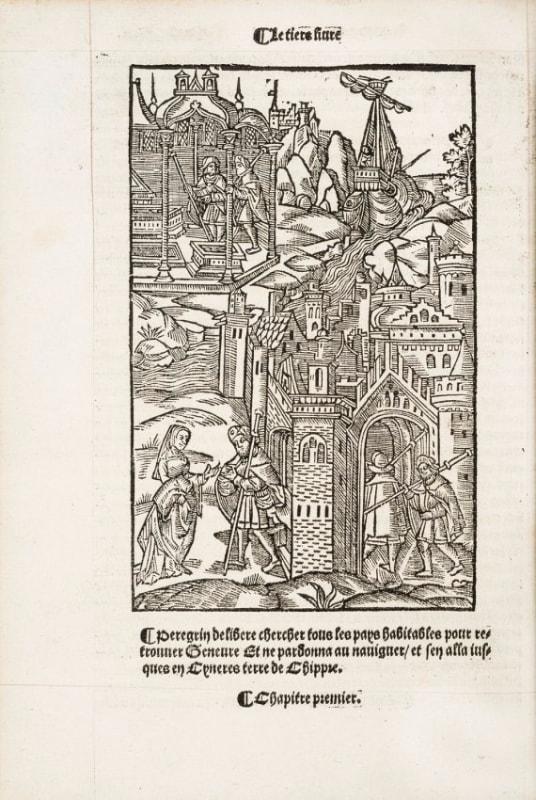 French illustrated book of the 16th century. CAVICEO. (1 of 3)