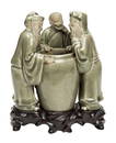 Chinese Celadon Porcelain &#8220;Guan&#8221;. The Three