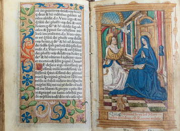 Book of Hours on vellum. Horae B. Mariae Virginis.