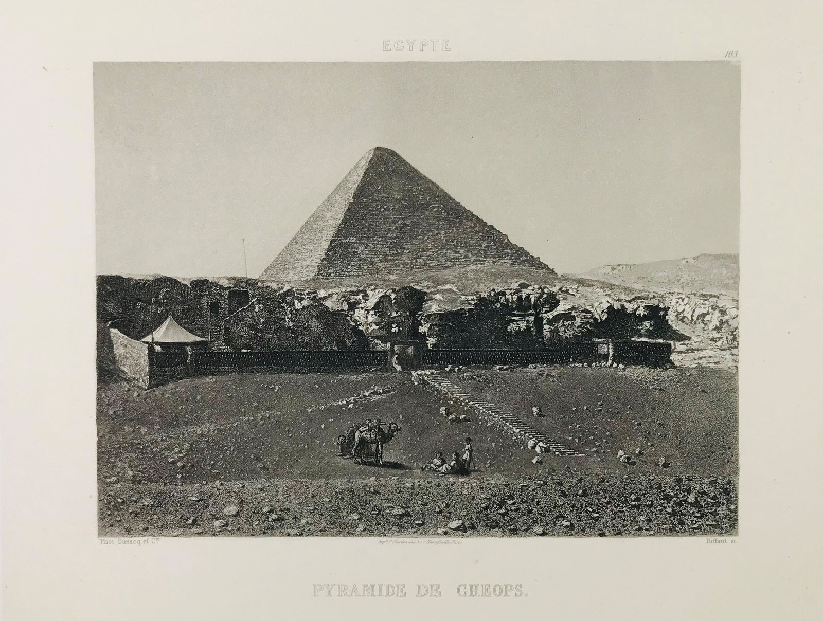 Egypt. VIVANT DENON. Five views. (1 of 5)