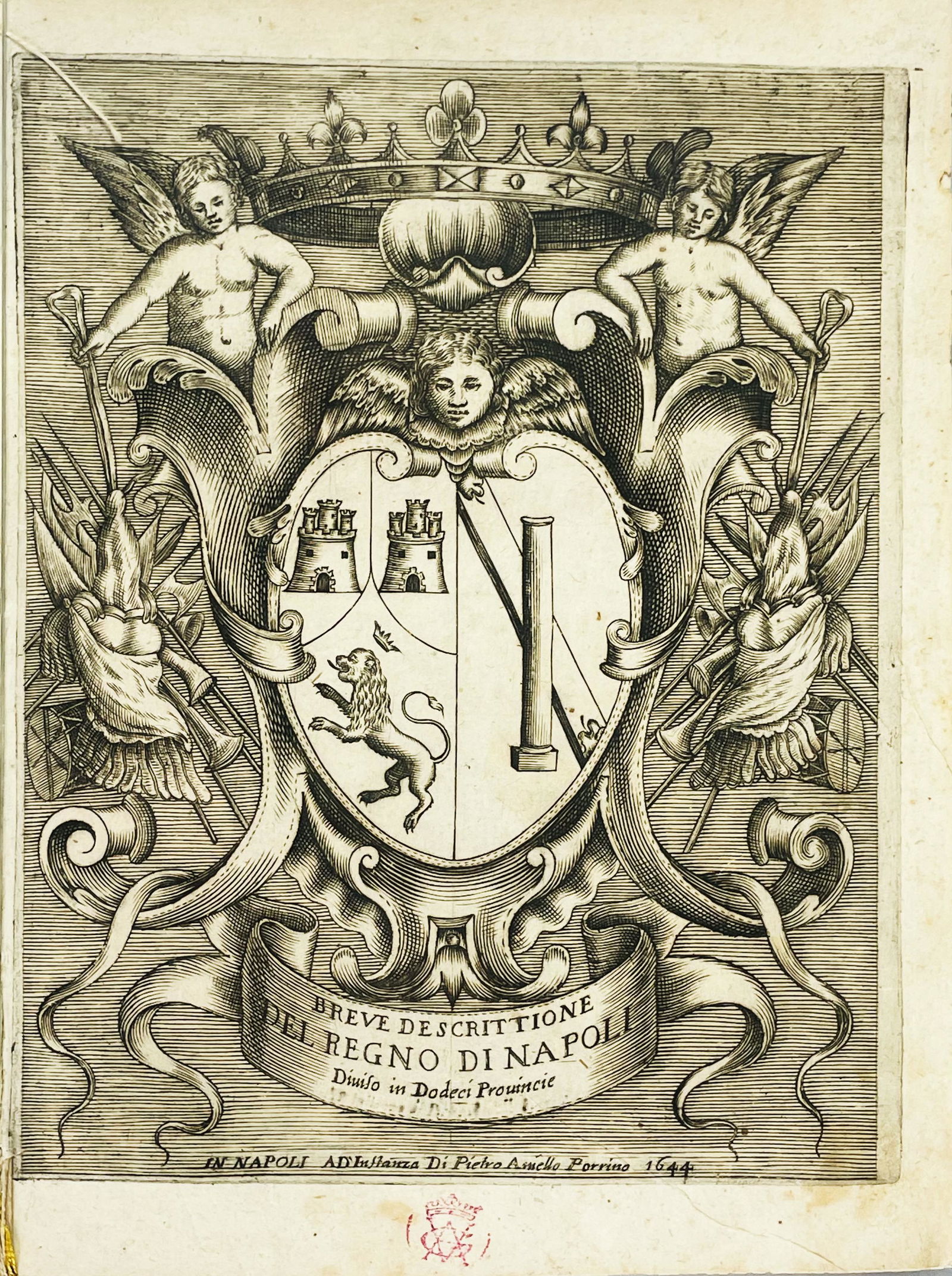 Naples. BELTRANO. Breve descrittione del Regno di (1 of 3)
