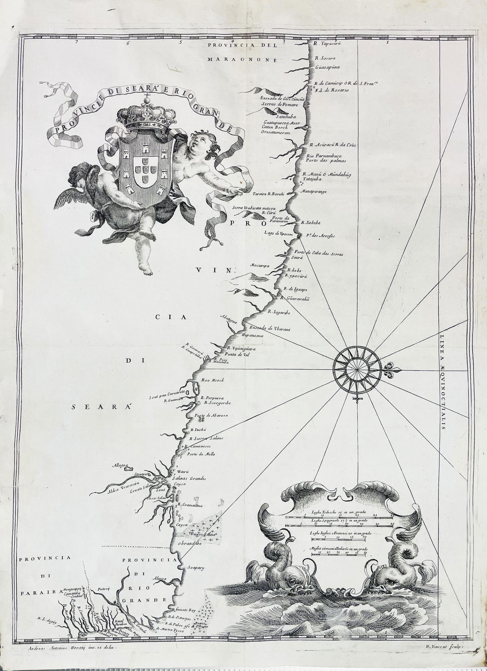 Brazil. ORAZI. Provincie di Seara' e Rio Grande. (1 of 1)