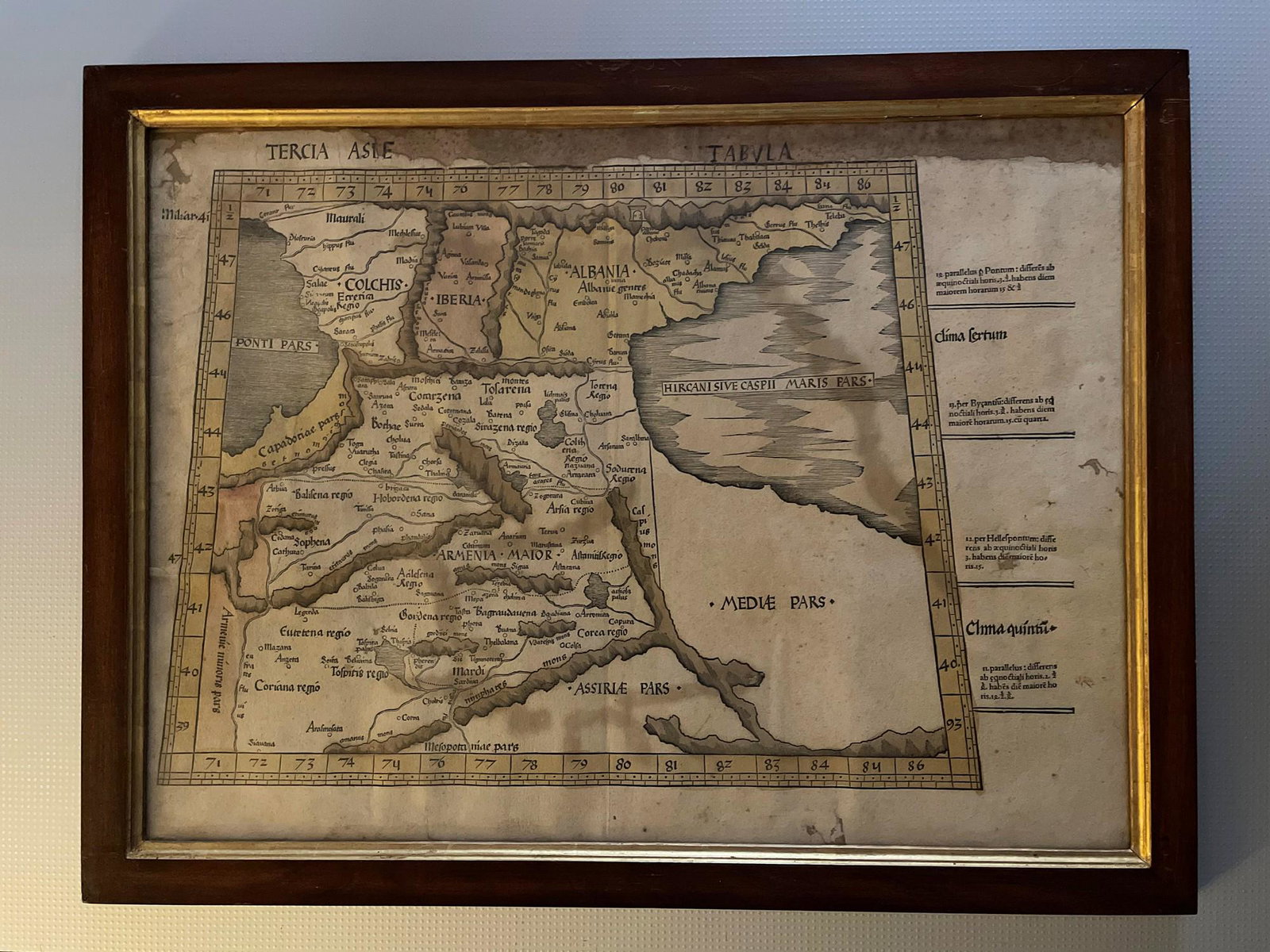 PTOLEMAEUS. Tercia Asie Tabula. (1 of 1)