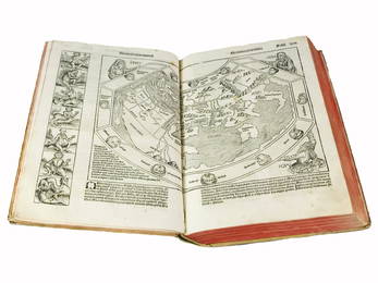 The first illustrated Encyclopedia. SCHEDEL. Liber Chronicarum.