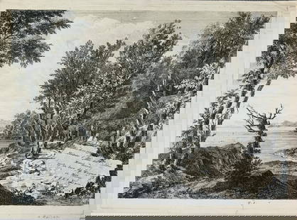 GIAMPICCOLI – RICCI. [Frontespizio]. Racolta di 12 paesi inventate e dipinte dal Celebre Marco: GIAMPICCOLI, Giuliano – RICCI, Marco. [Frontespizio]. Racolta di 12 paesi inventate e dipinte dal Celebre Marco Ricci poste in luce da G. Wagner in Merceria a Venezia.Venezia, Wagner, 1734-39Acq