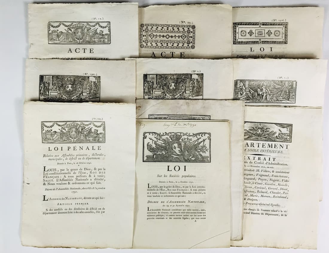 French Revolution. Politics, Administration, Organization of Justice, Control of the Territory. 21 (1 of 2)