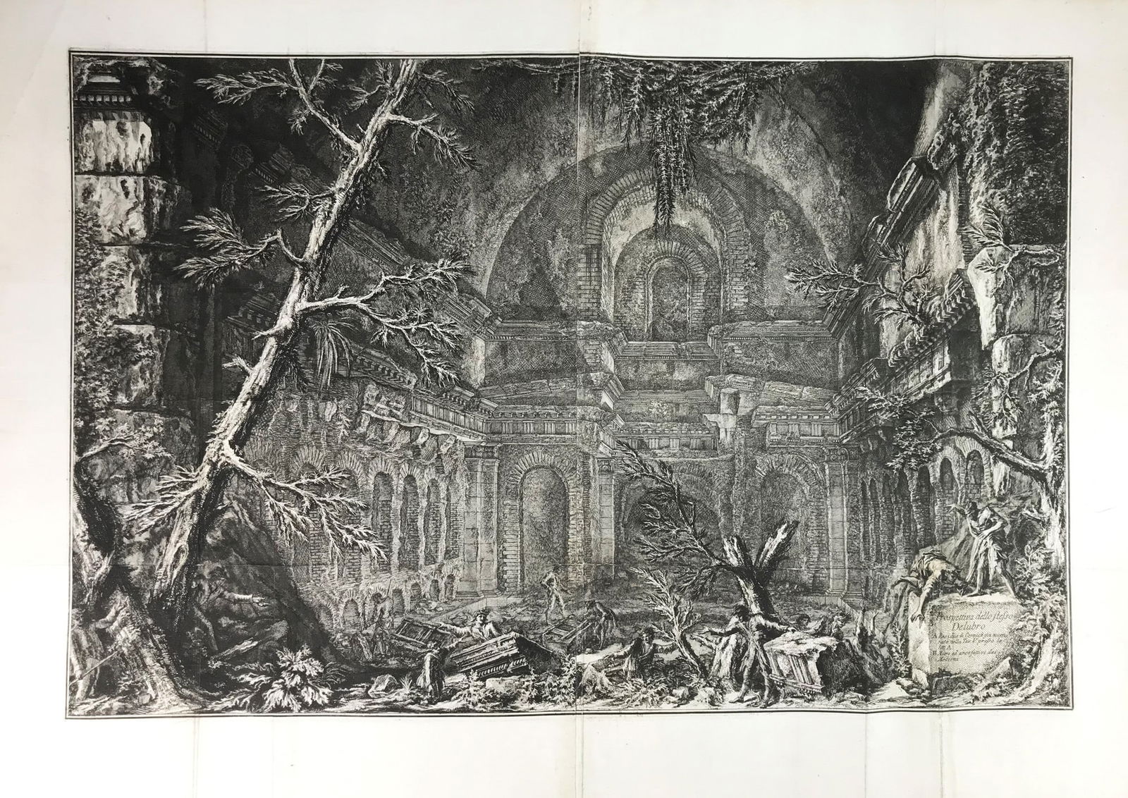 PIRANESI. Prospettiva dello stesso Delubro... (1 of 1)