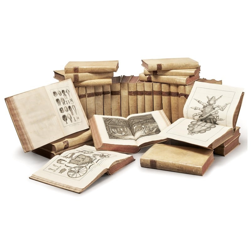 DIDEROT - D'ALMBERT. Encyclopédie, ou Dictionnaire raisonné des sciences, des arts e des (1 of 7)