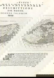 PTOLEMAEUS. Geografia cio&#232; descrittione universale della terra.