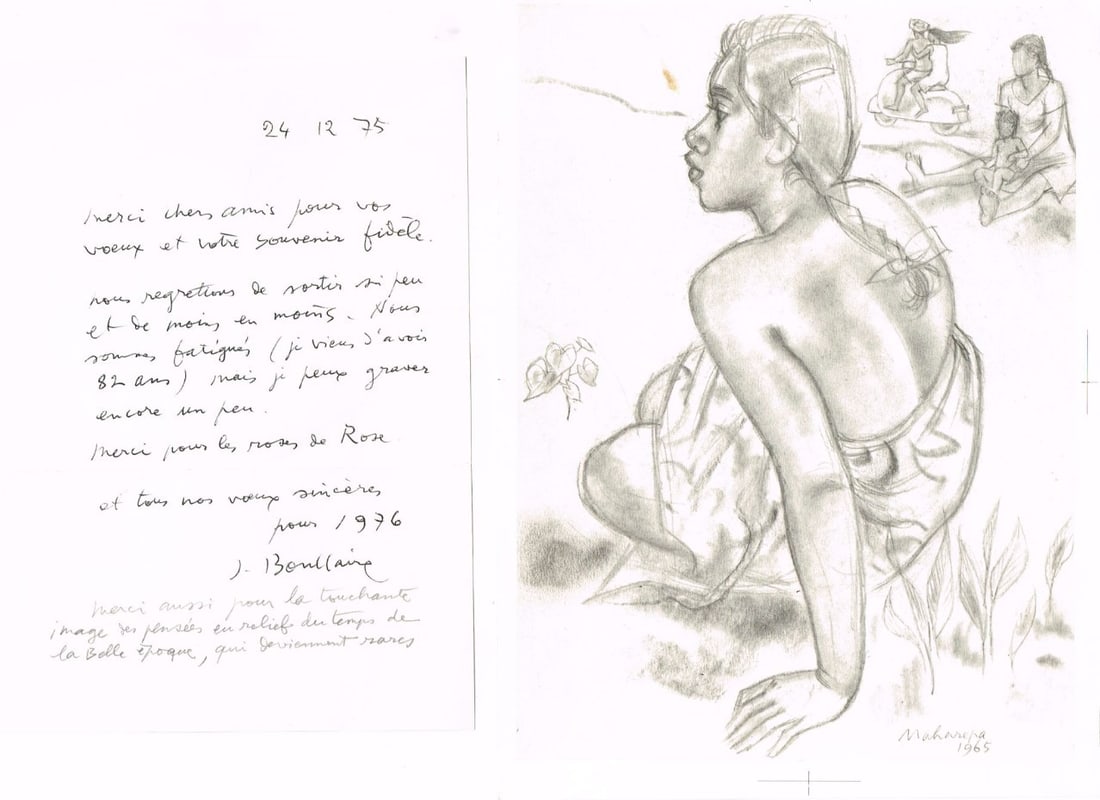BOULLAIRE. Tre lettere autografe firmate.: BOULLAIRE, Jacques. Tre lettere autografe firmate. [Paris], 1972; 1974; 1975 Tre fogli in 8vo. 208x145 mm (1974, 1975); 208x132 (1972). Testo su una pagina di ogni foglio. Grafia in nitido corsivo, in