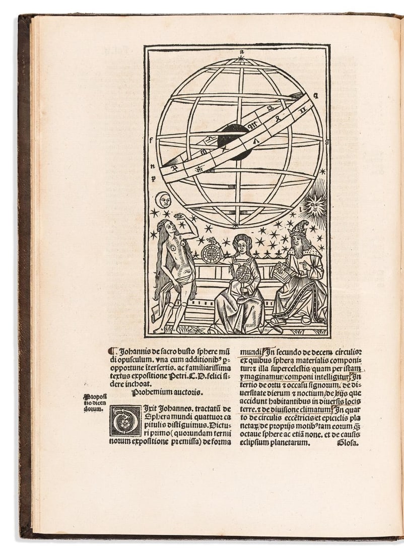 DE SACROBOSCO. Sphere Textum una cum Additionibus non Aspernandis Petri Cirvelli. (1 of 1)