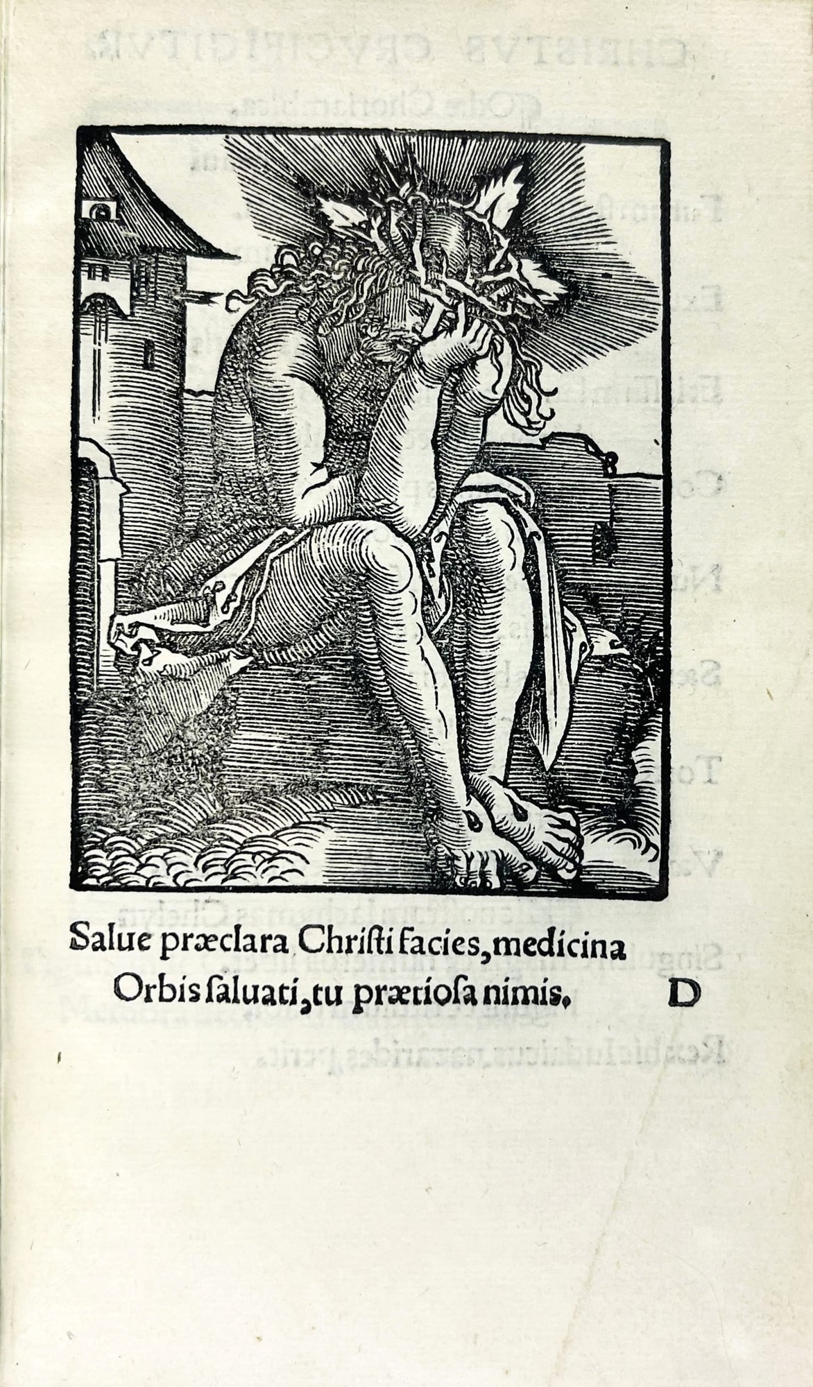 CHELIDONIUS - MAESTRO N. H. - DURER. Passio Jesu Christi amarulenta.: CHELIDONIUS, Benedictus - MAESTRO N. H. - DURER, Albrecht. Passio Jesu Christi amarulenta…[Cologne, Heinrich Quentel, 1526]8vo piccolo. 145x88 mm. Splendida legatura del Secondo Impero di Jean-E