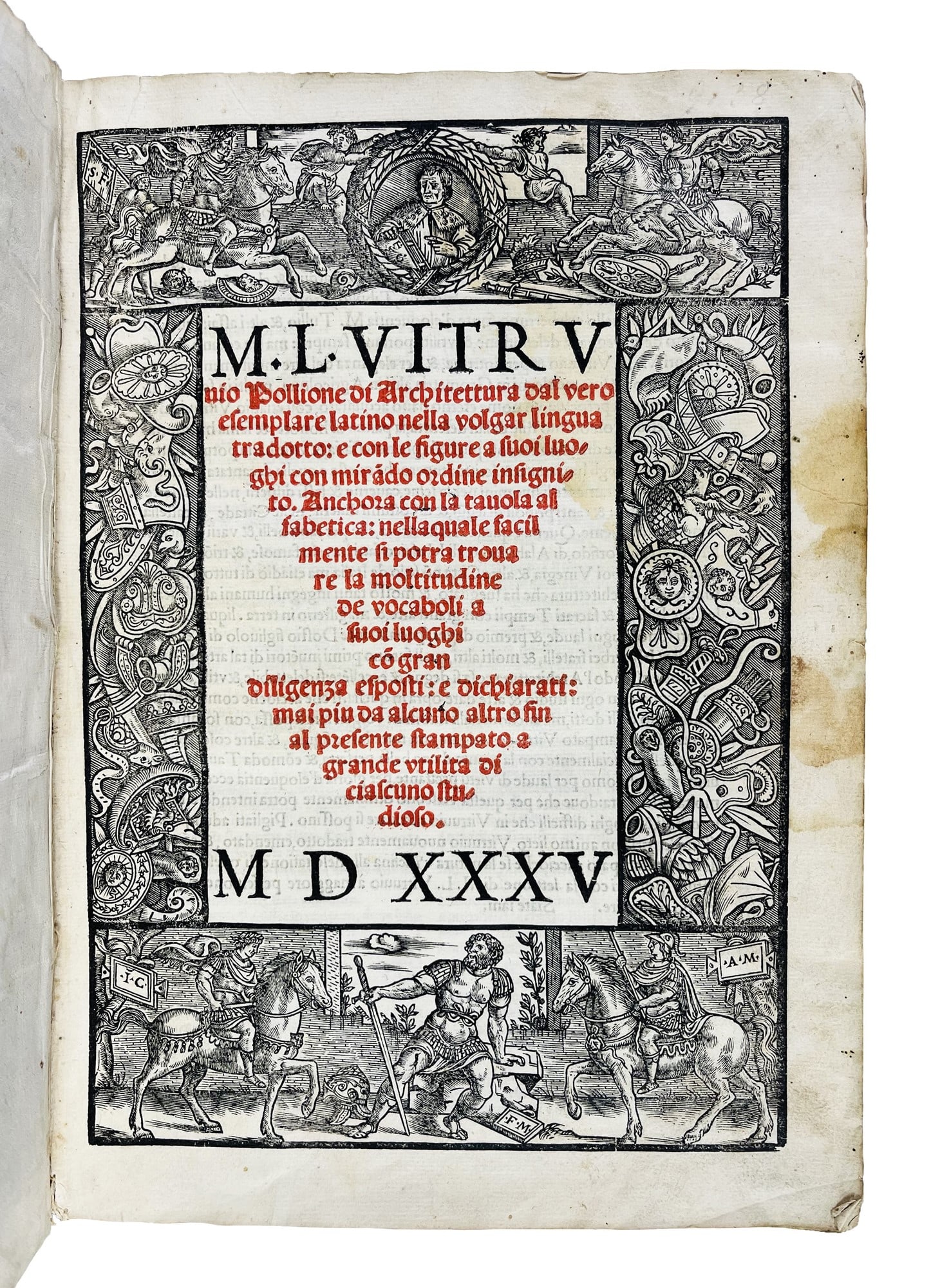 VITRUVIO. Architettura dal vero. (1 of 2)