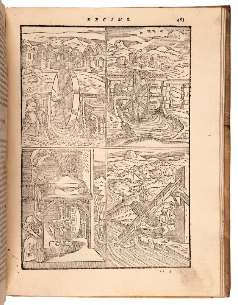 VITRUVIUS. I dieci libri dell'architettura di M. Vitruvio. (1 of 3)