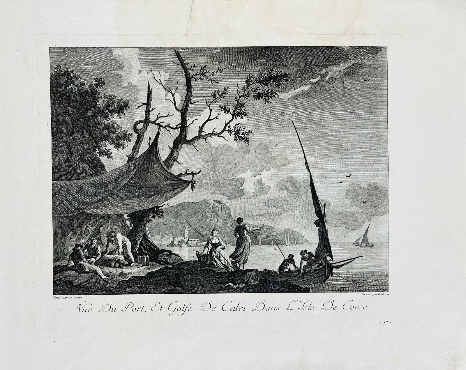 SUNTACH. Six Views and Seascapes. Etchings. (1 of 6)