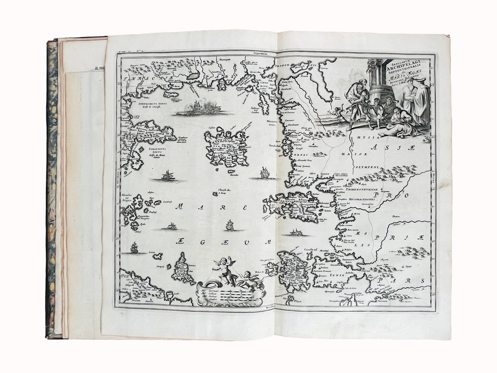 Greece. DAPPER. Description exacte des isles de l'Archipel et de quelques autres adjacentes, dont - 2