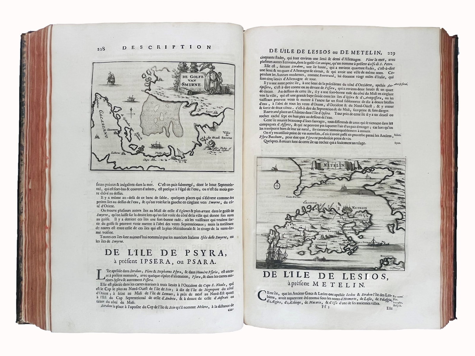 Greece. DAPPER. Description exacte des isles de l'Archipel et de quelques autres adjacentes, dont - 4