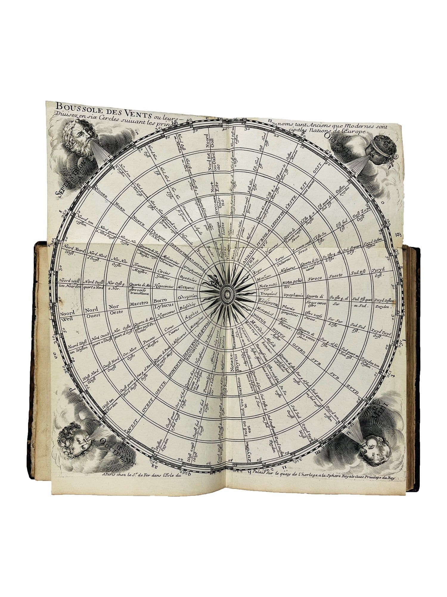 Atlas. DE FER. Les Costes de France sur l'Ocean et sur la Mer Mediterranee. (1 of 4)