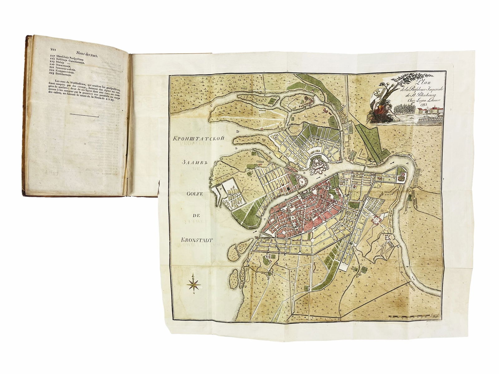 Russia. GEORGI. Description de la Ville de St Petersbourg, et de ses environs. (1 of 2)