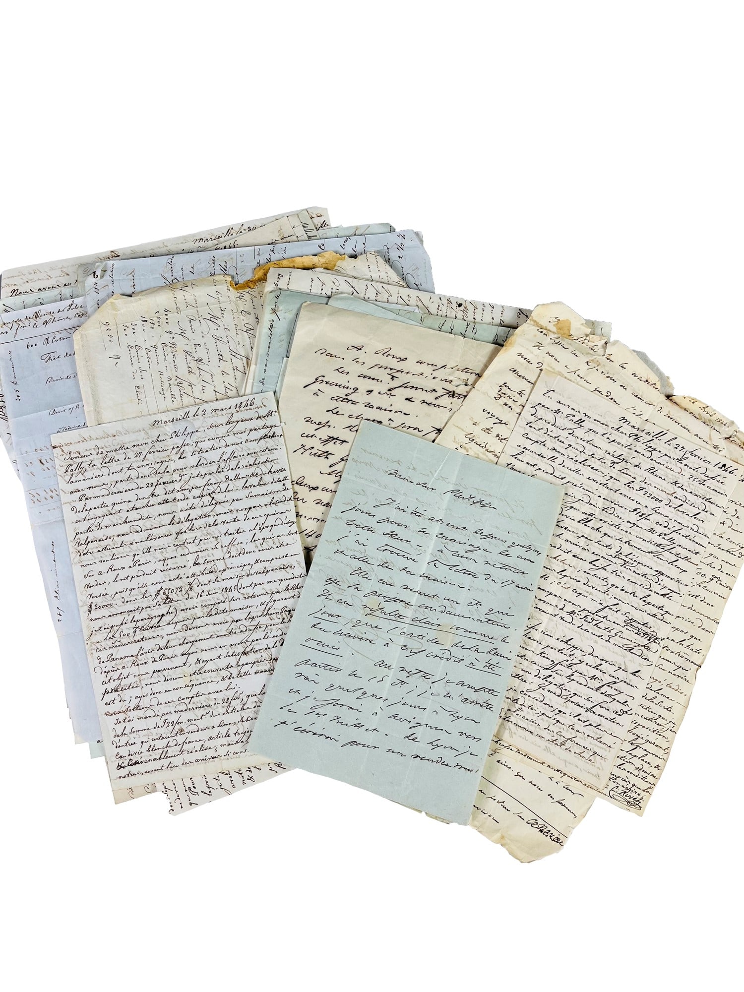 South America-France trade in the first half of the 19th century. Rivet Company of Marseille. (1 of 1)