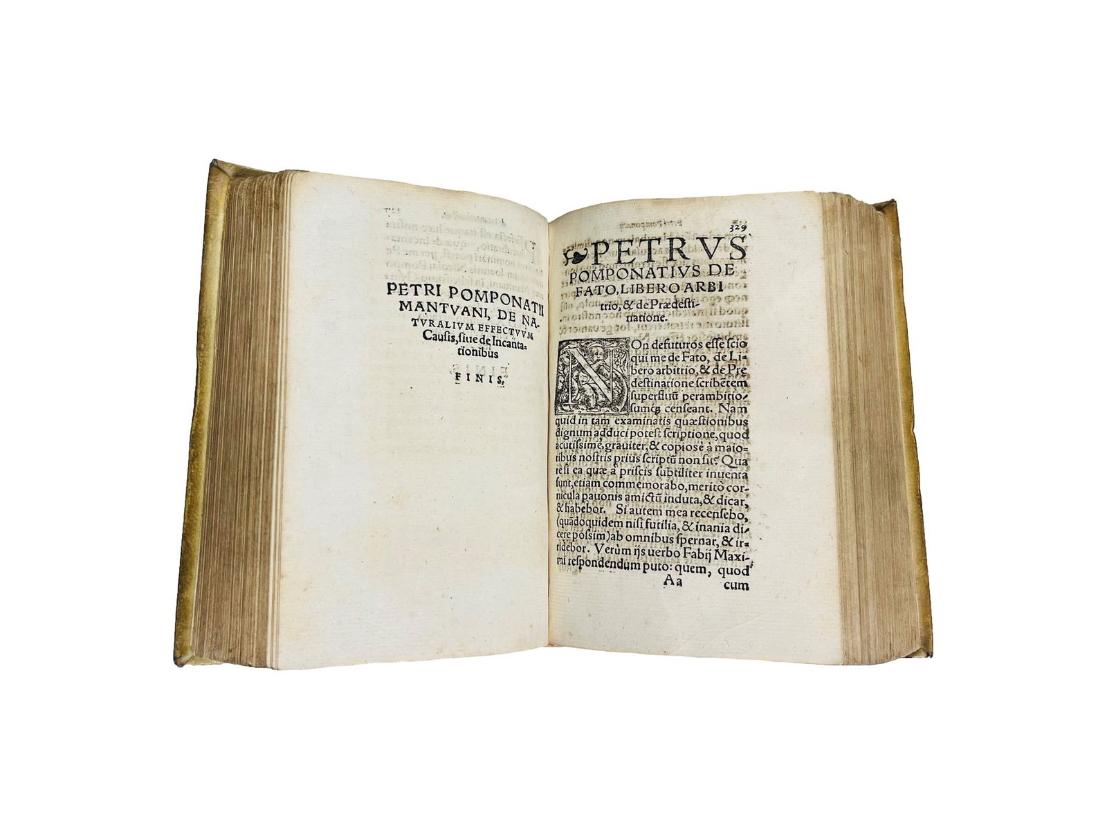 Philosophy. POMPONAZZI. Opera. De naturalium effectuum admirandorum causis. (1 of 3)