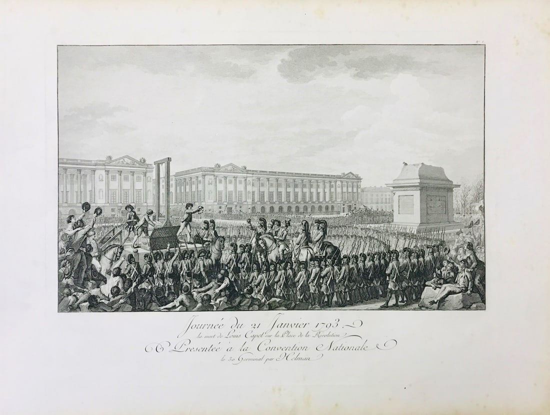 HELMAN. Four prints depicting key moments of the French Revolution. (1 of 4)