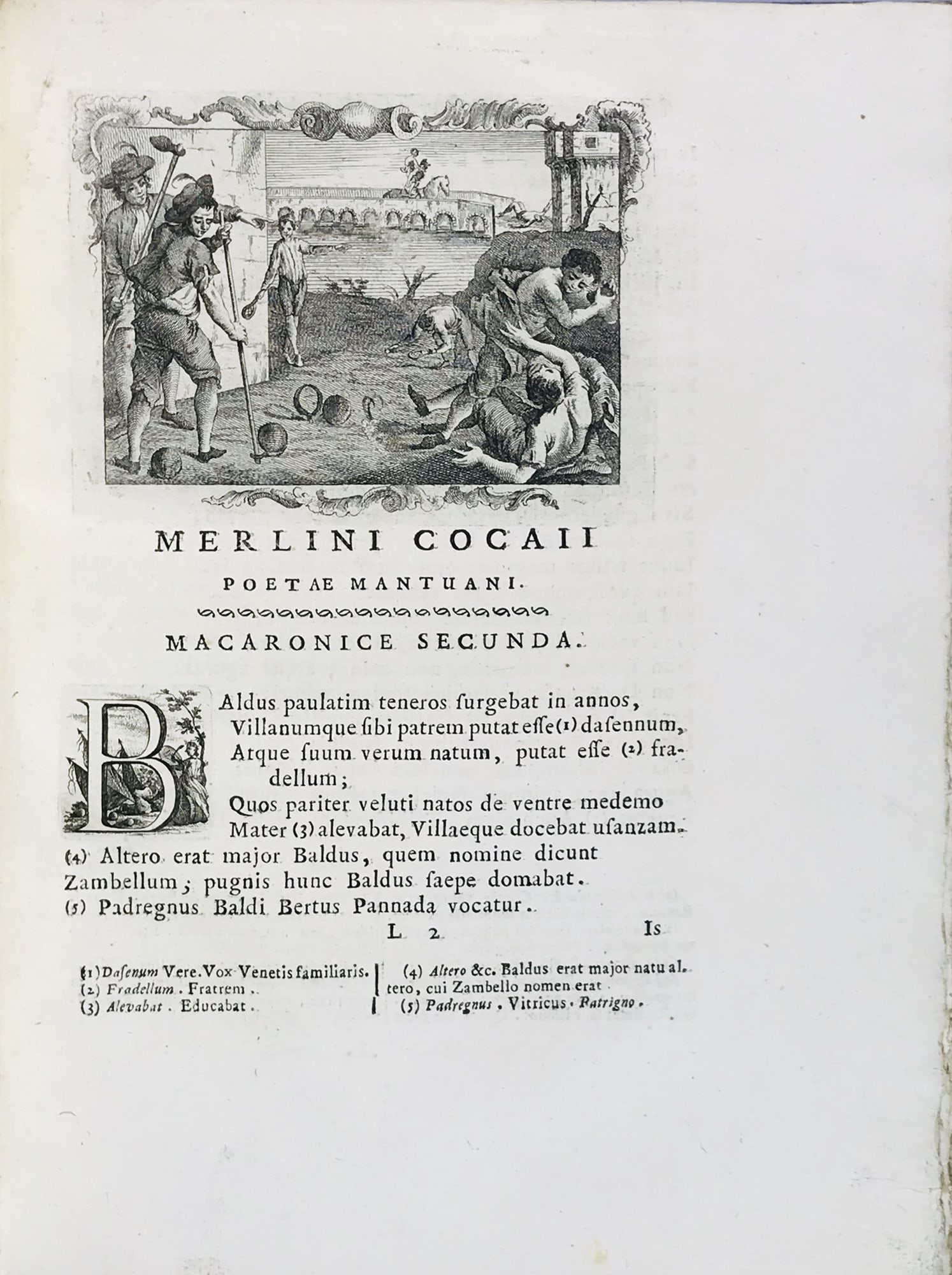 FOLENGO. Vulgo Merlini Cocaii Opus Macaronicum. (1 of 4)