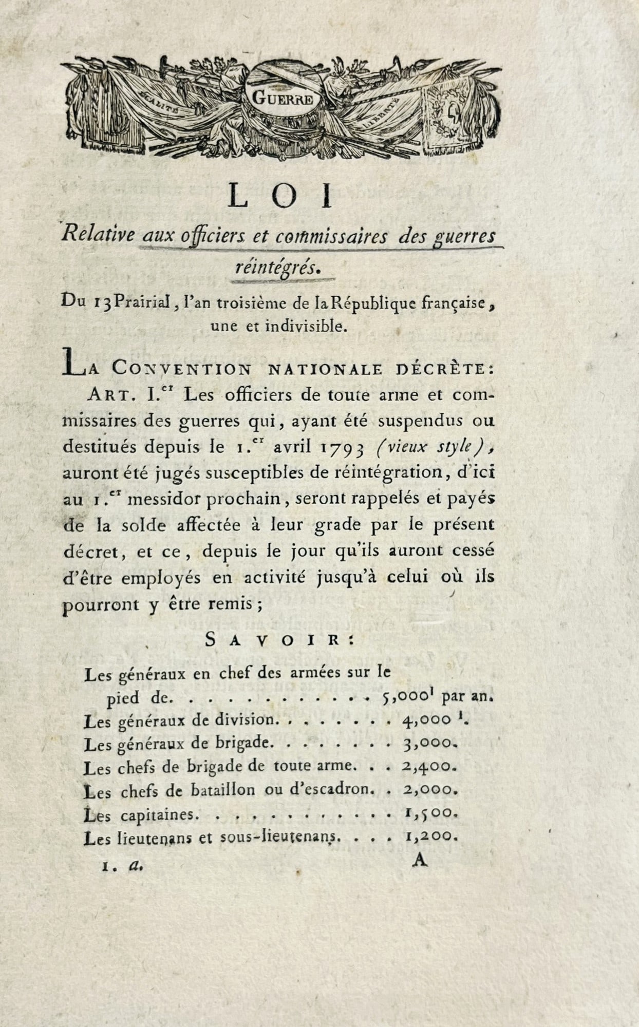Terror Period. Two original documents of 1794-95. (1 of 2)