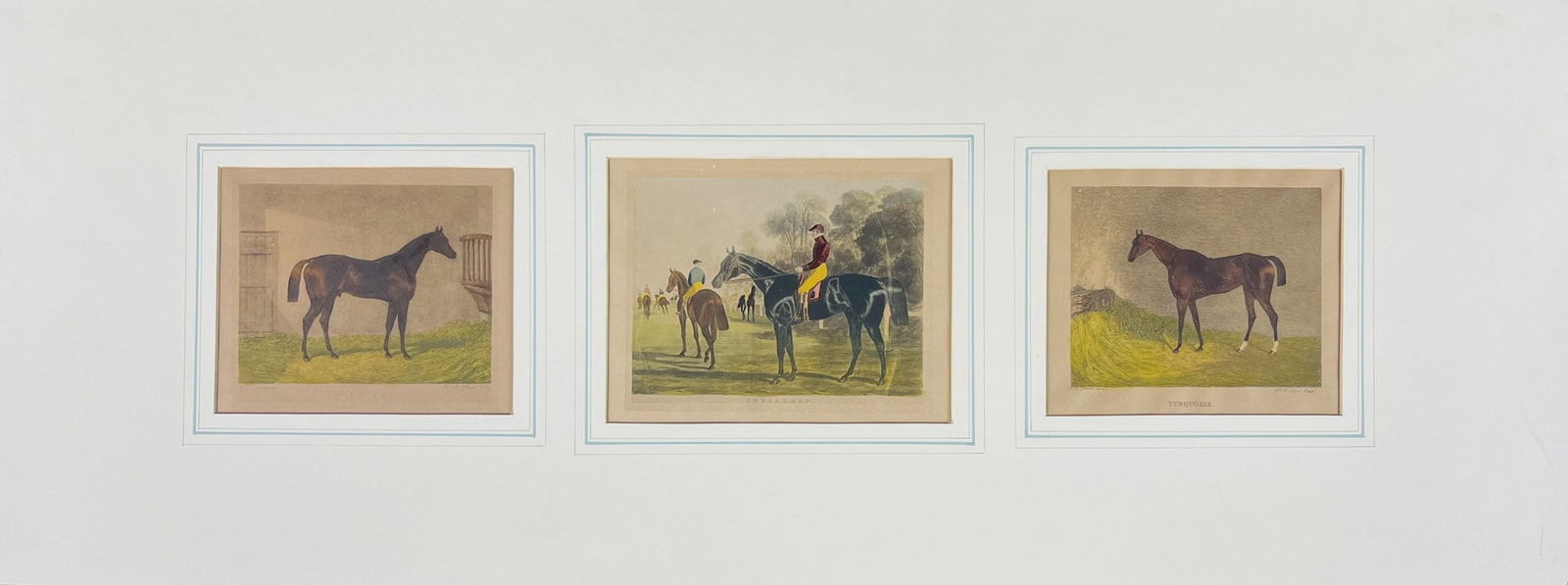 Horse. SCOTT. Sei incisioni di cavalli inglesi. (1 of 2)