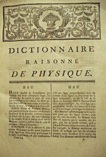 BRISSON. Dictionnaire raisonné de Physique (1 of 2)
