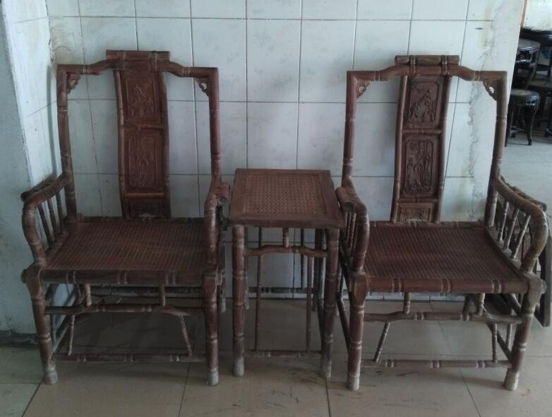 huanghuali Superb carving Bamboo festival Taishi chair (1 of 5)