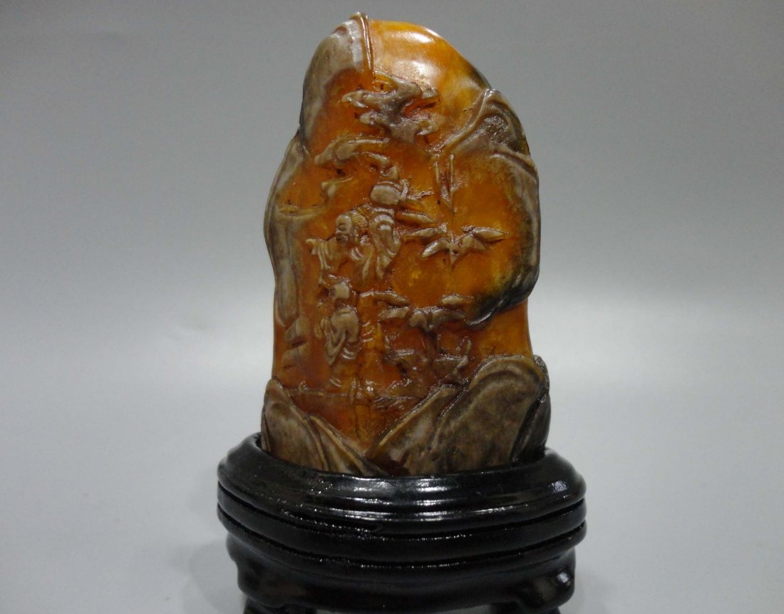 Shoushan Stone Crow Paper Decoration 4 (1 of 6)