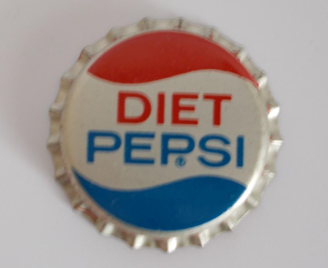 Early Cork Lined Diet Pepsi Bottle Cap. c.1964 (1 of 2)