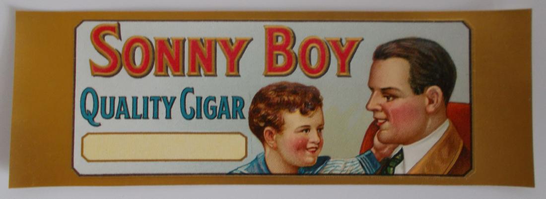 Sonny Boy Cigar Box Label, 6”. c.1910's (1 of 1)