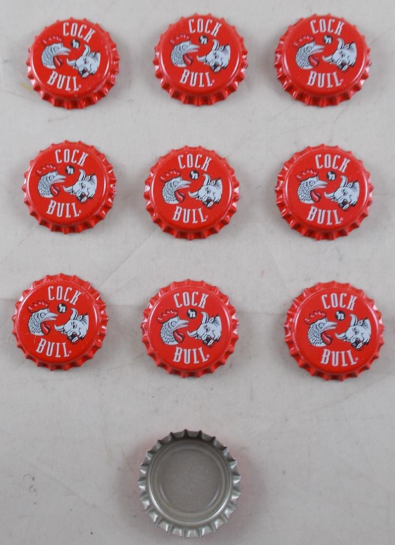 Group of 10 Cock 'n Bull Plastic Lined Soda Caps (1 of 1)