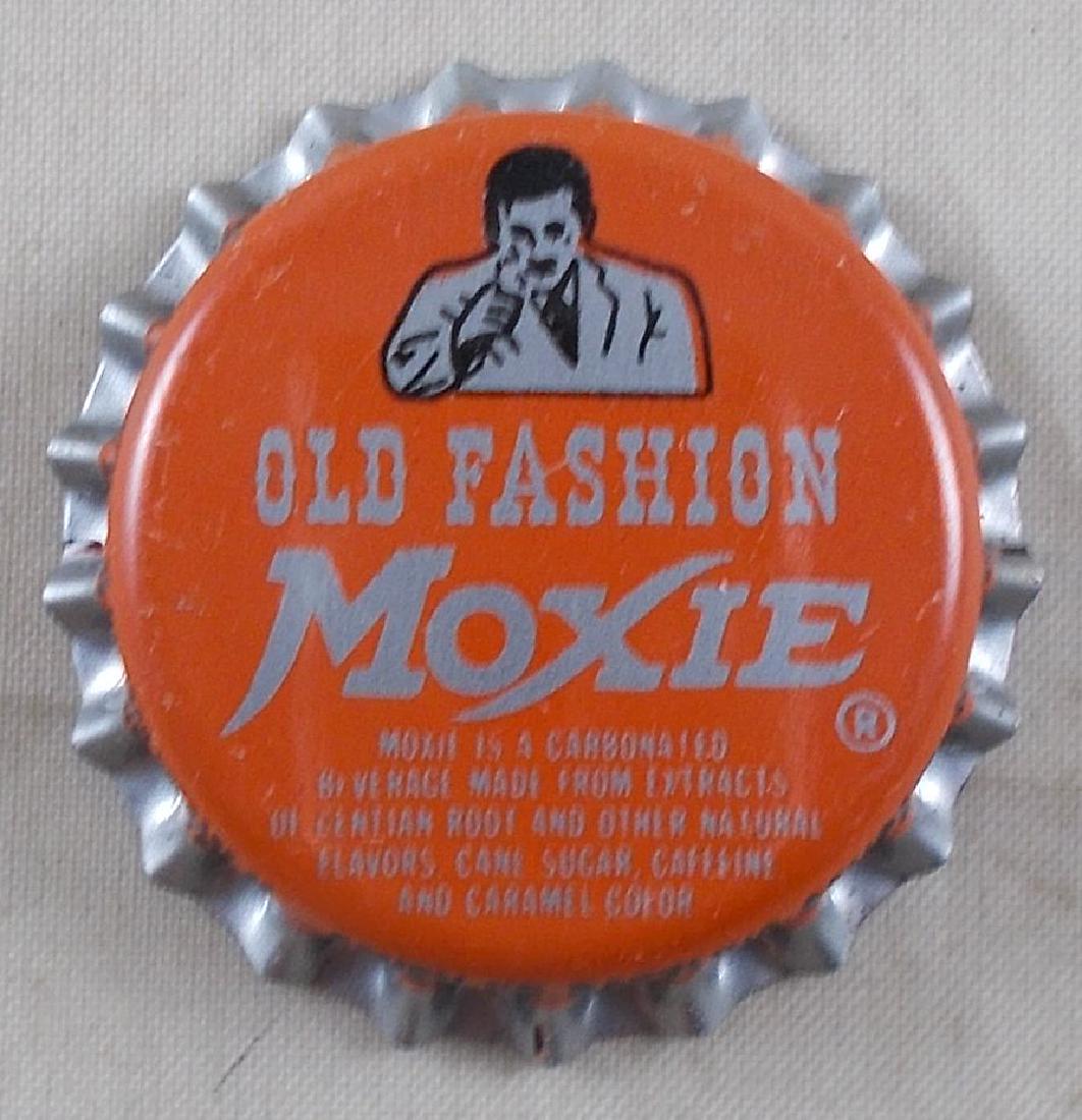 Moxie Bottle Cap Picturing the Moxie Man, c.1950's: Came out of the old Seven Up plant in Norwich, CT. They are unused, and in excellent condition.