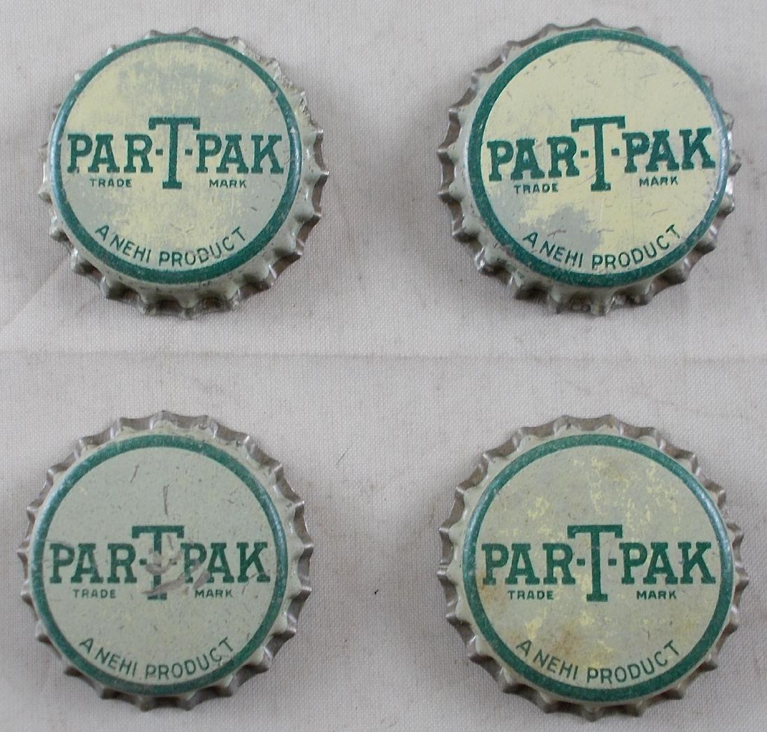 4 Early Cork Lined Nehi Par-T-Pak Soda Bottle Cap, (1 of 2)