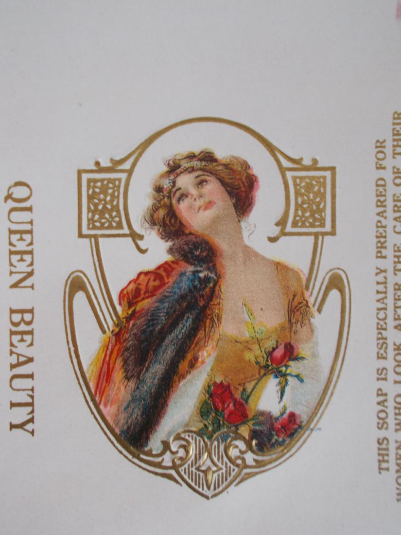 4 Dr. Lynas Queen Beauty Toilet Soap Bar Wrapper Label (1 of 4)